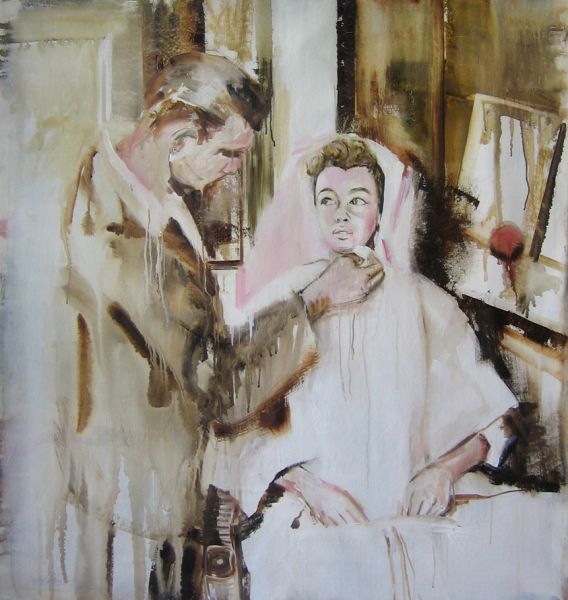 ’Partisan’ . Acryl und Öl auf Leinwand . 110 x 85 cm . 2007