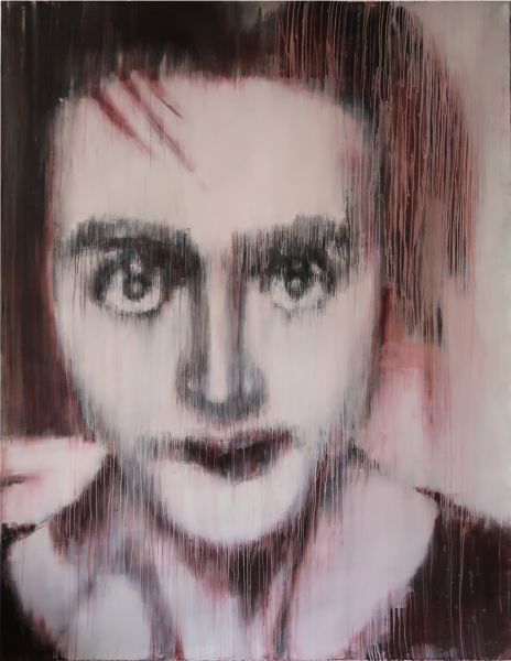 ’Selbstportrait’ . Acryl auf Leinwand . 250 x 195 cm . 1999