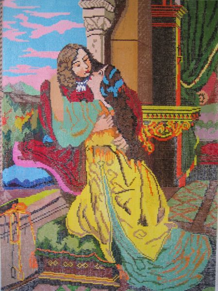 ’Romeo und Julia’ . Acryl auf Leinwand . 150 x 115 cm . 2002