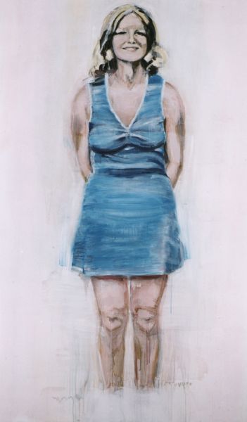 ’Father’s daughter’ . Acryl auf Leinwand . 184 x 115 cm . 2003
