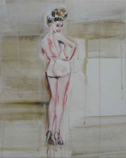 ’One million dollar legs’ . Acryl auf Leinwand . 50 x 40 cm . 2005