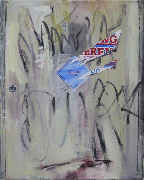 ’Pulverfass’ . Acryl und Öl auf Leinwand . 50 x 40 cm . 2014