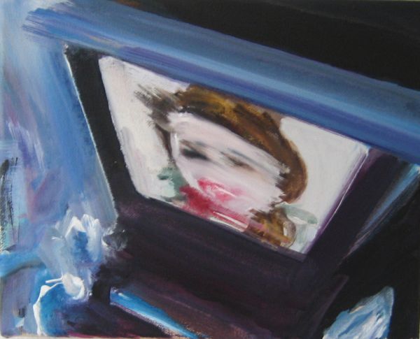 ’mobile’ . Acryl und Öl auf Leinwand . 20 x 25 cm . 2008